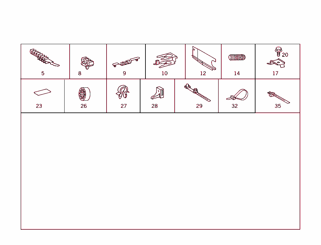 Hydraulic Line Mounting Parts