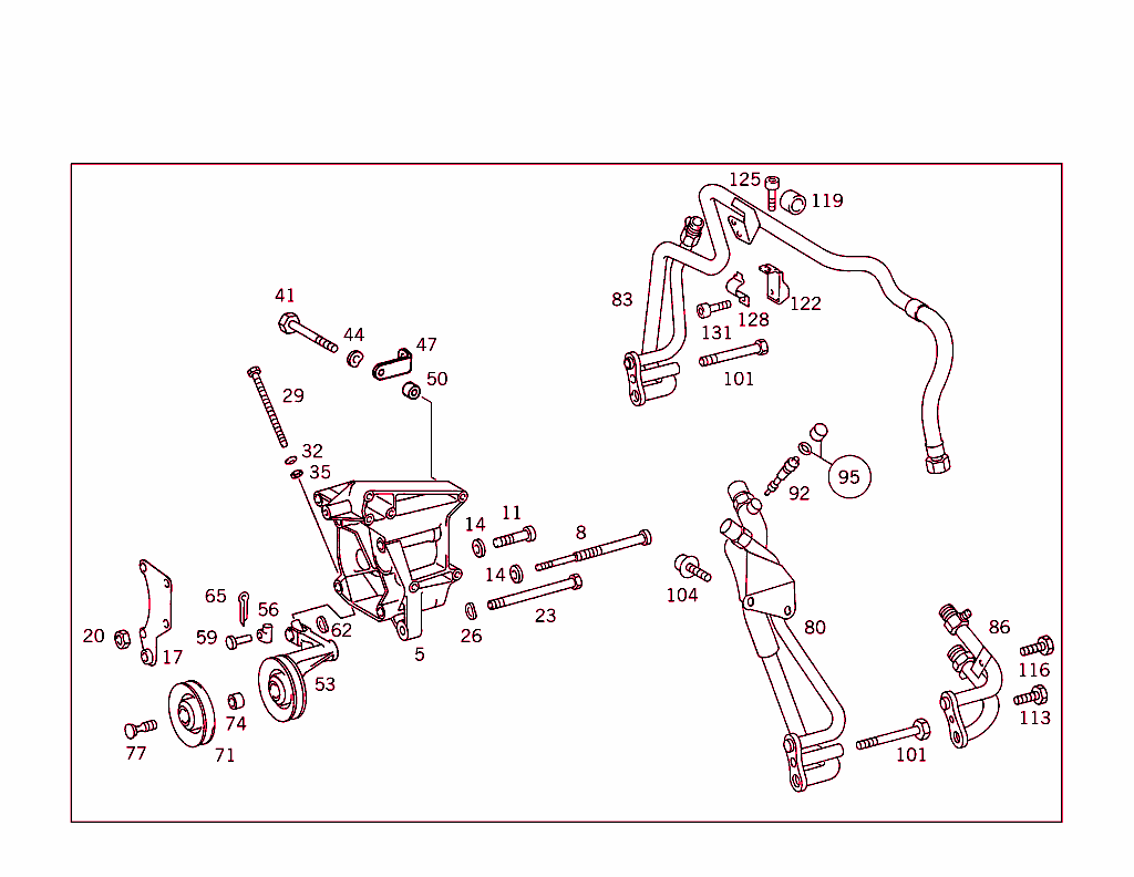 Refrigerant Compressor Attachment Parts