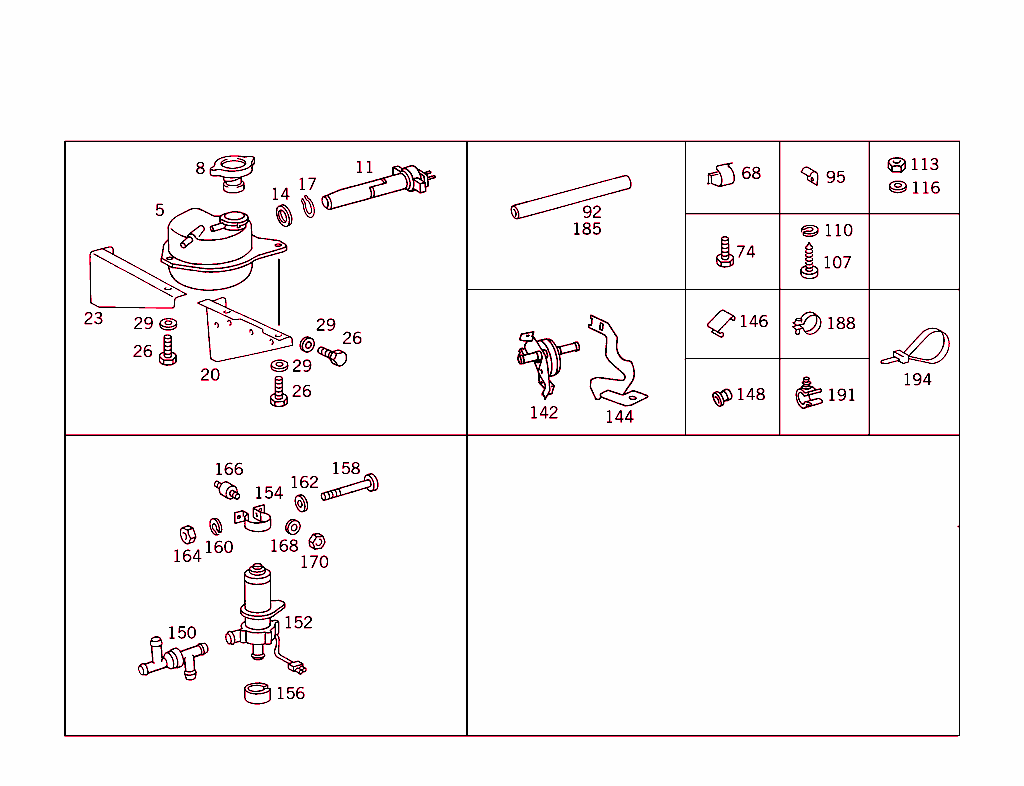 Expansion Tank,Mounting And Hoses
