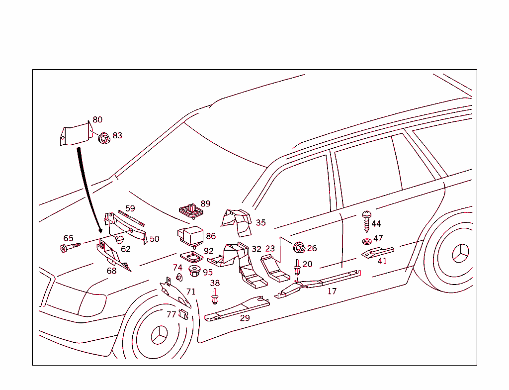 Cable Covering & Electrical Parts For Blower Motor & Heated Rear Window Pane