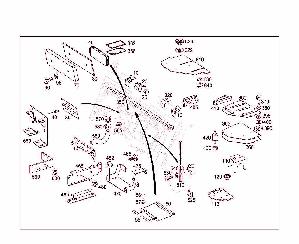 Fire Wall And Connection Parts