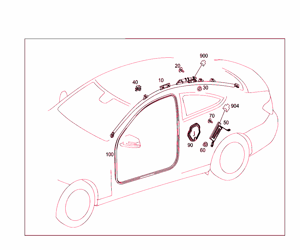 Head Protection Curtain, Door Edge Guard Sections