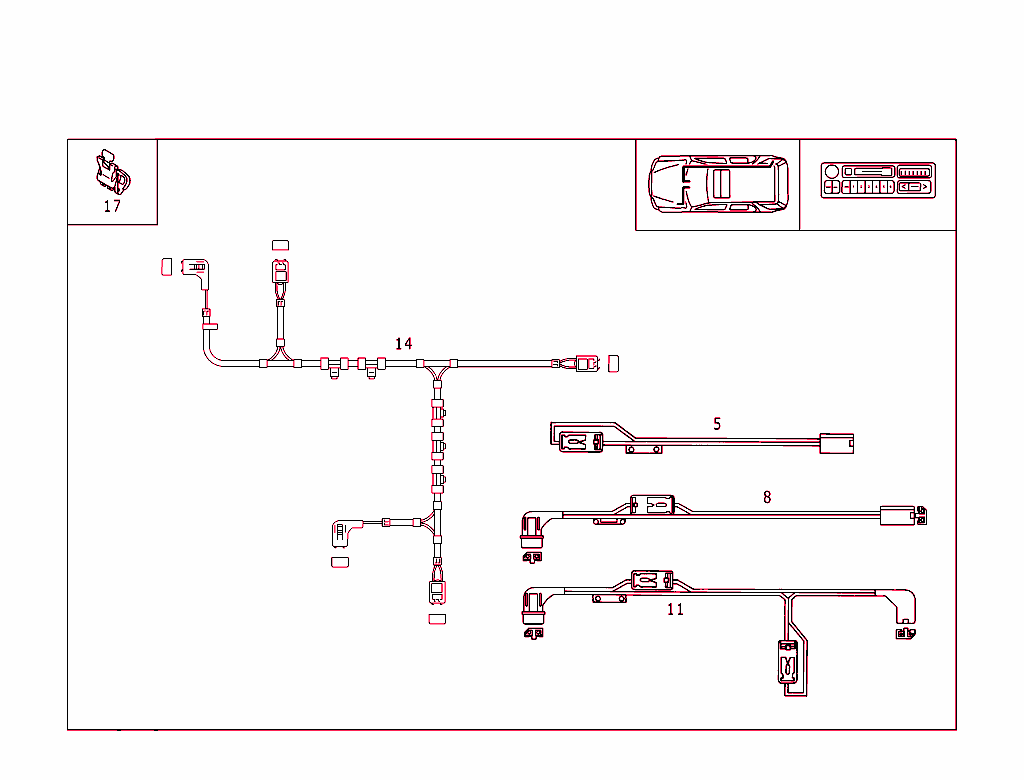 Wiring Harness Beam Waveguide (D2B)