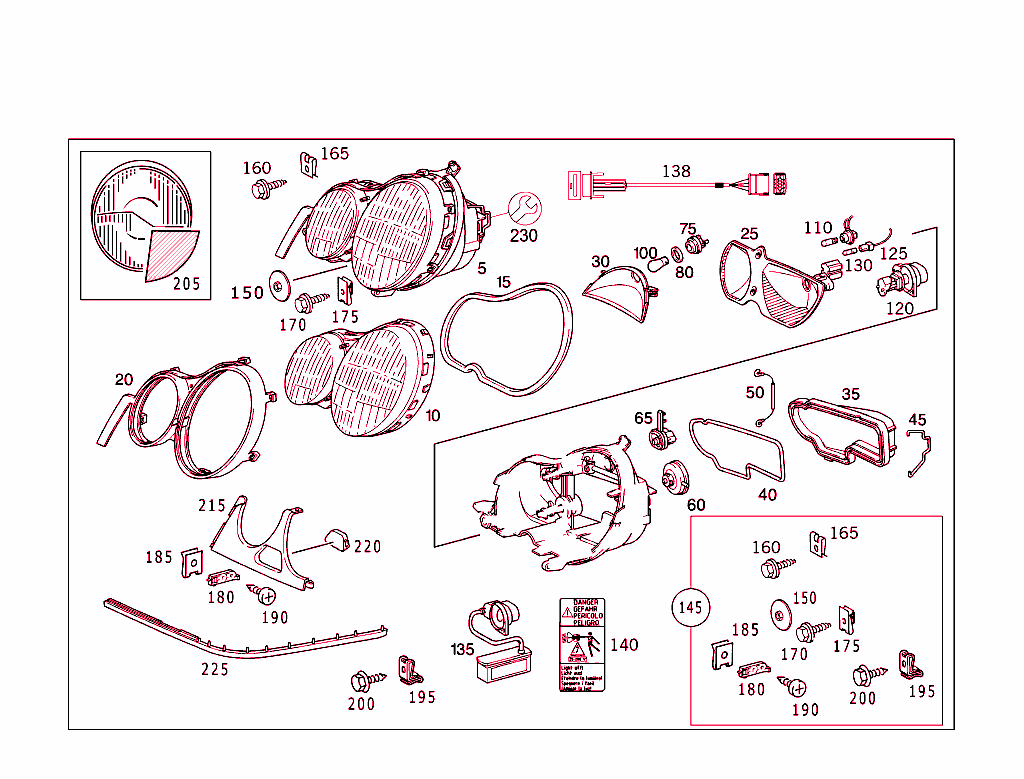 Lighting Unit,Foglamp,And Additional Blinker Lamp