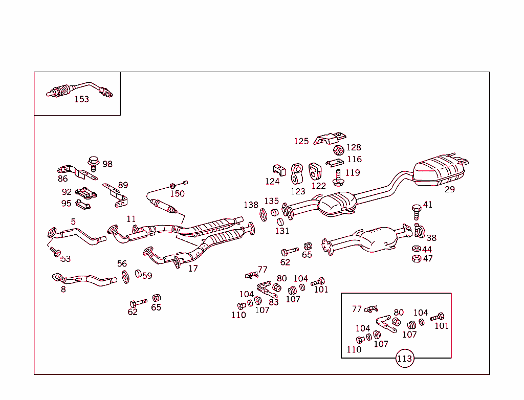 Exhaust System Used On Twelve-Cylinder Gasoline Vehicles