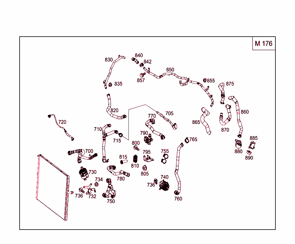 Expansion Tank,Mounting And Hoses