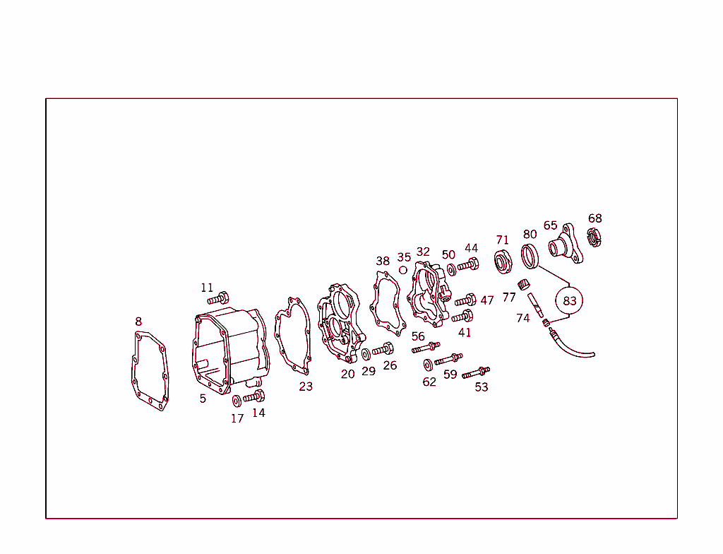 Intermediate Piece,Rear Cover, Joint Flange