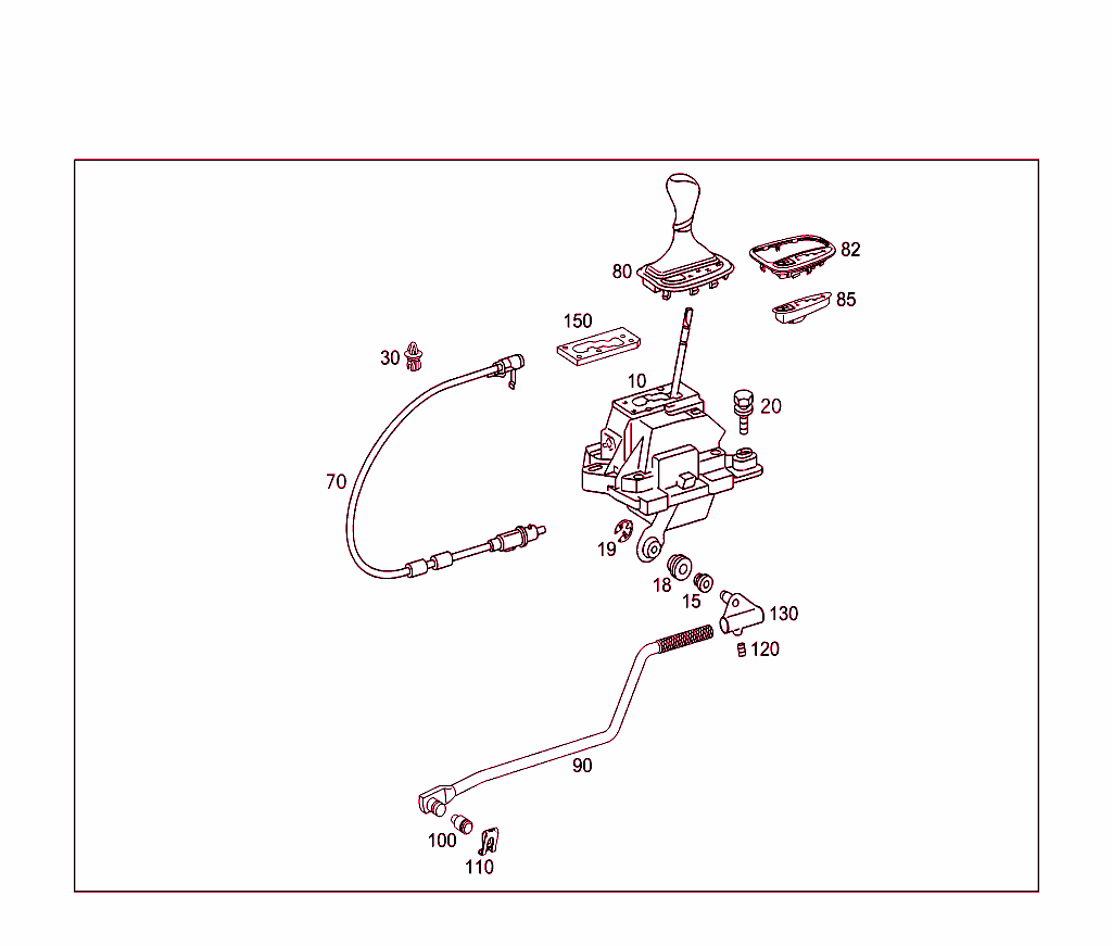 Center Shifter Console, Automatic Transmission
