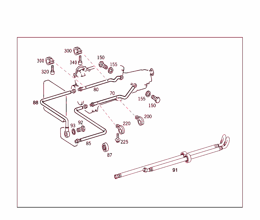 Attached Parts For Transmission, Oil Filler Pipe