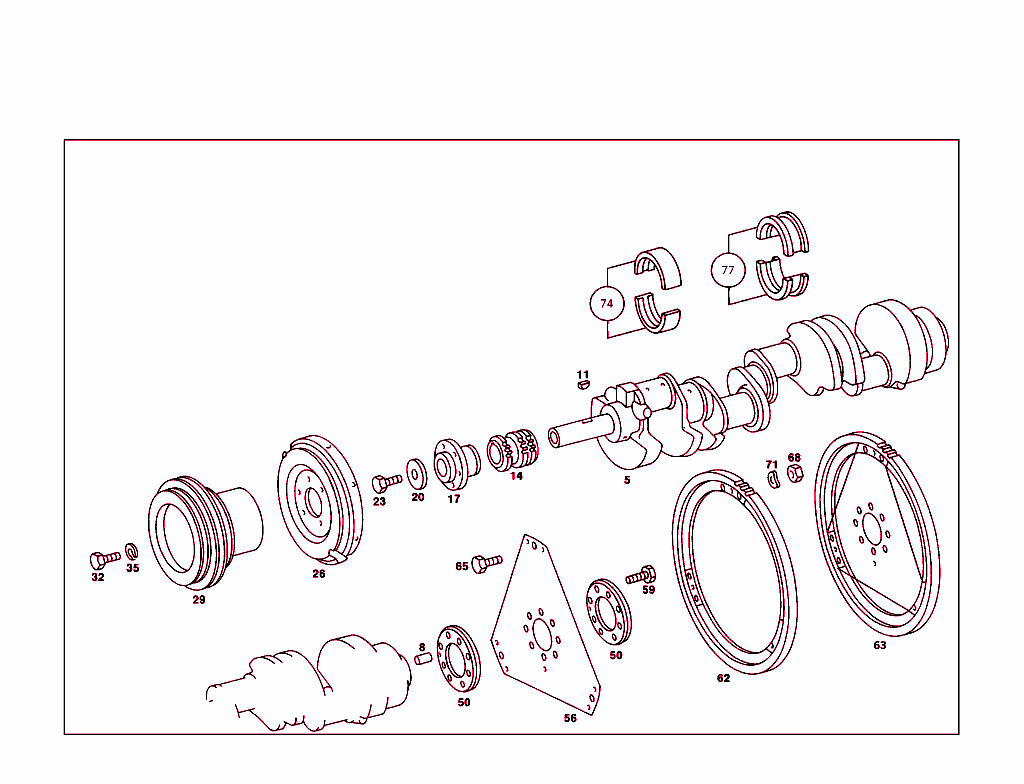 Crankshaft And Flywheel