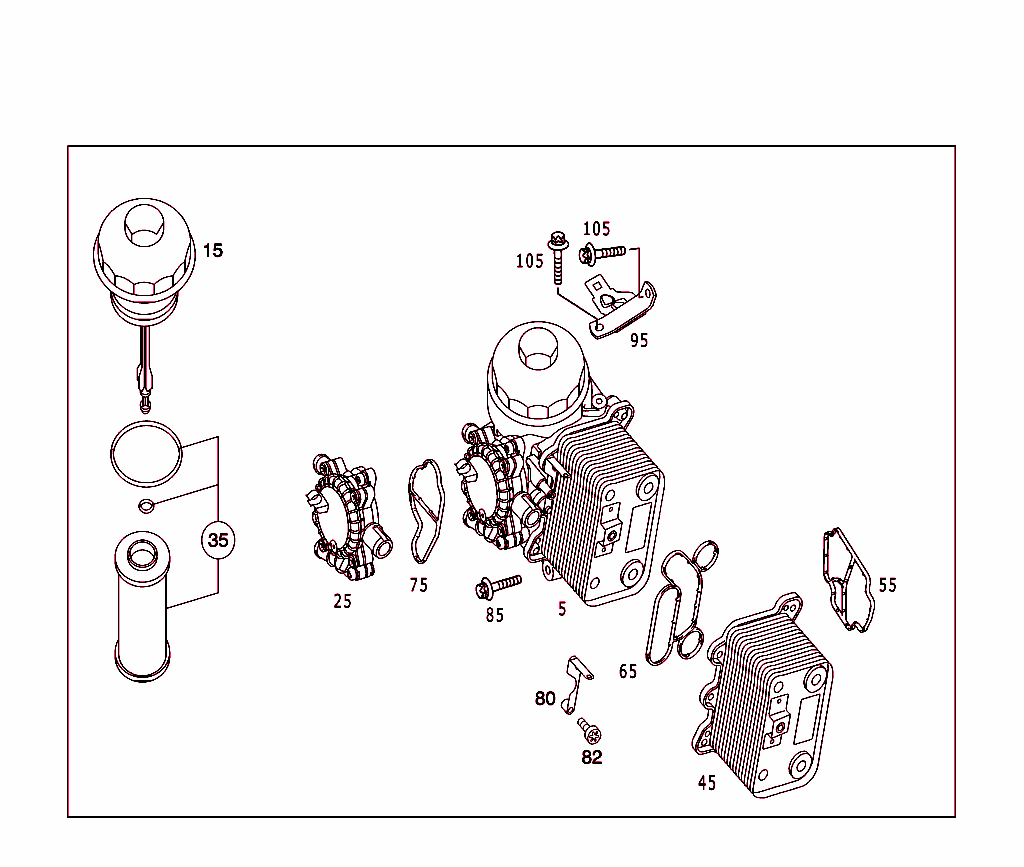 Oil Filter And Oil Cooler
