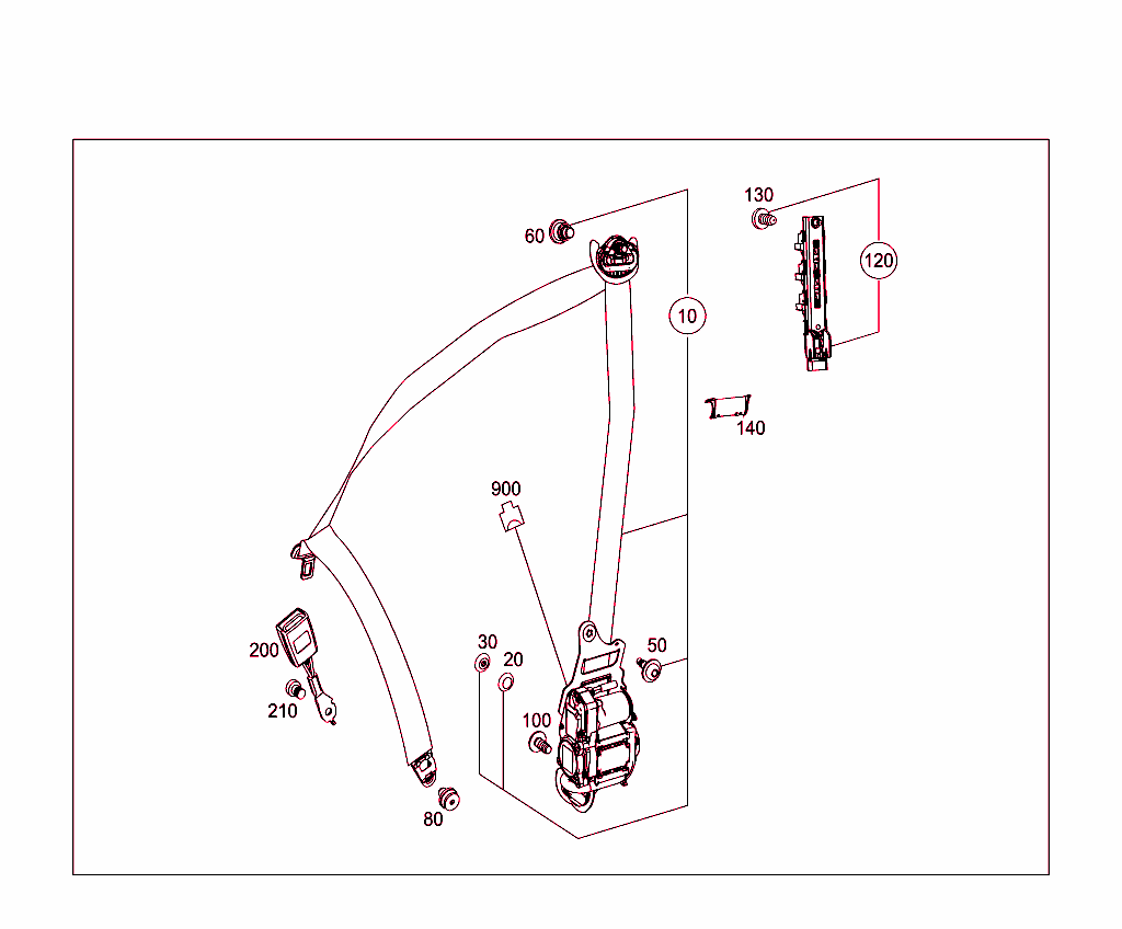 Front Seat Safety Belt