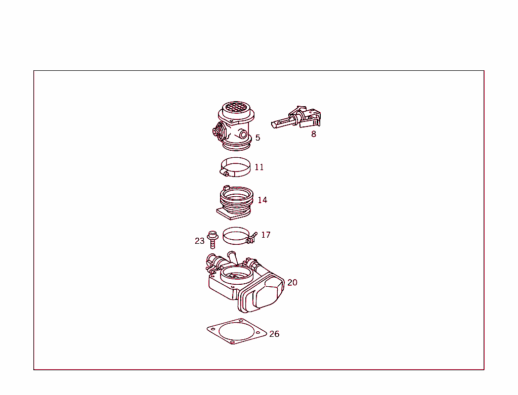 Air-Mass Sensor,Throttle Valve Actuator; Used With Motronic