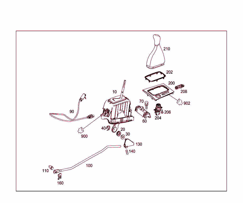 Center Shifter Console, Automatic Transmission