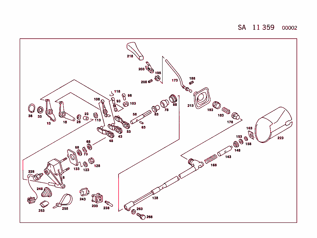 Steering Column Shift,Manual Transmission