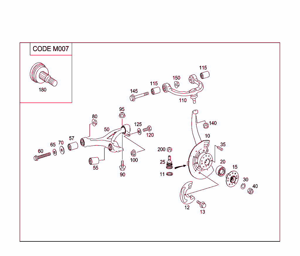 Steering Knuckle And Wheel Hub