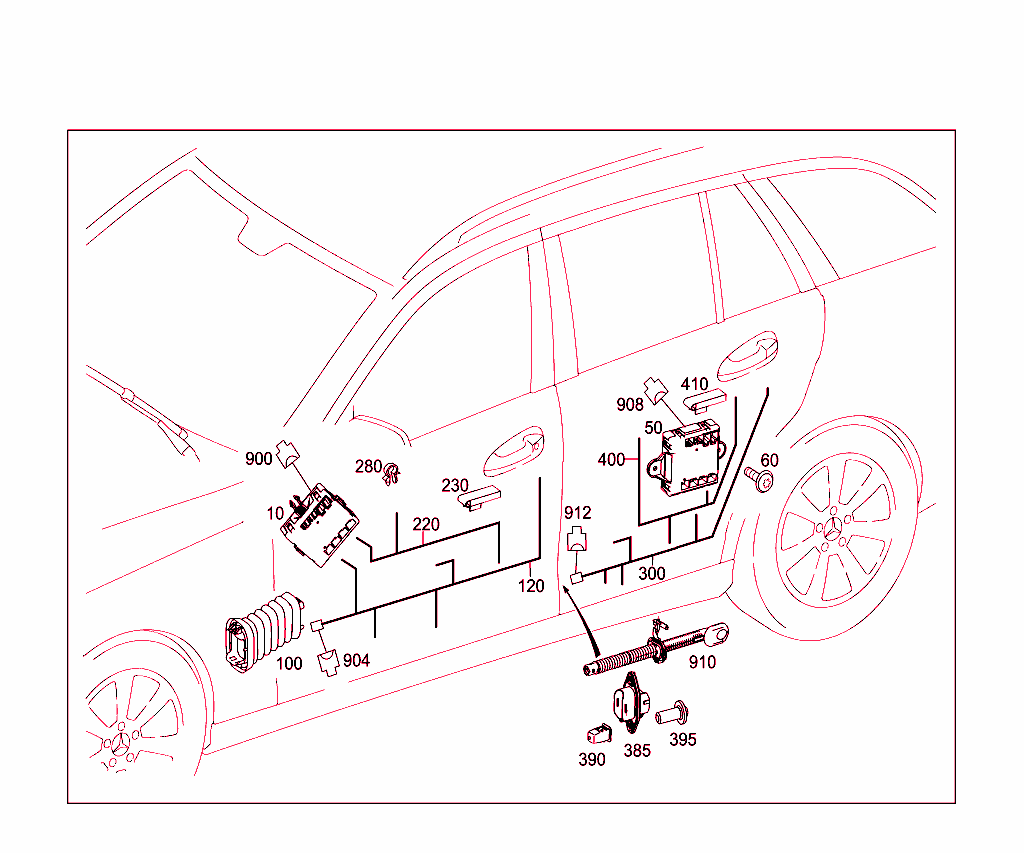 Door Wiring Harness And Door Cont.unit