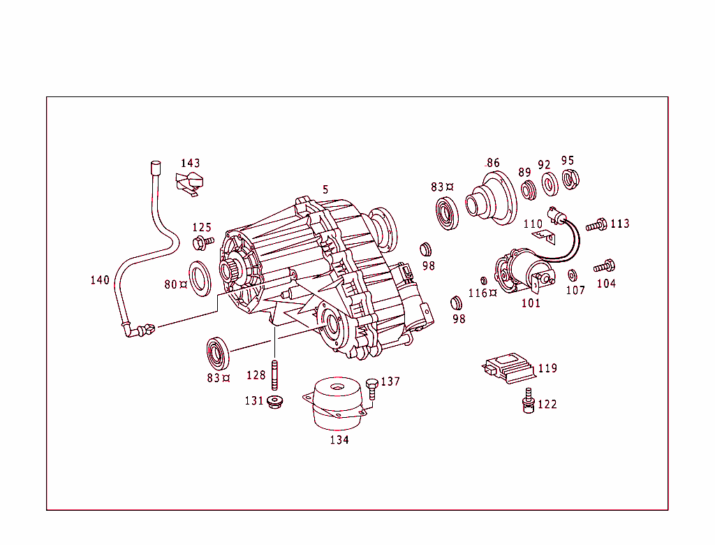 Transfer Case Assembly