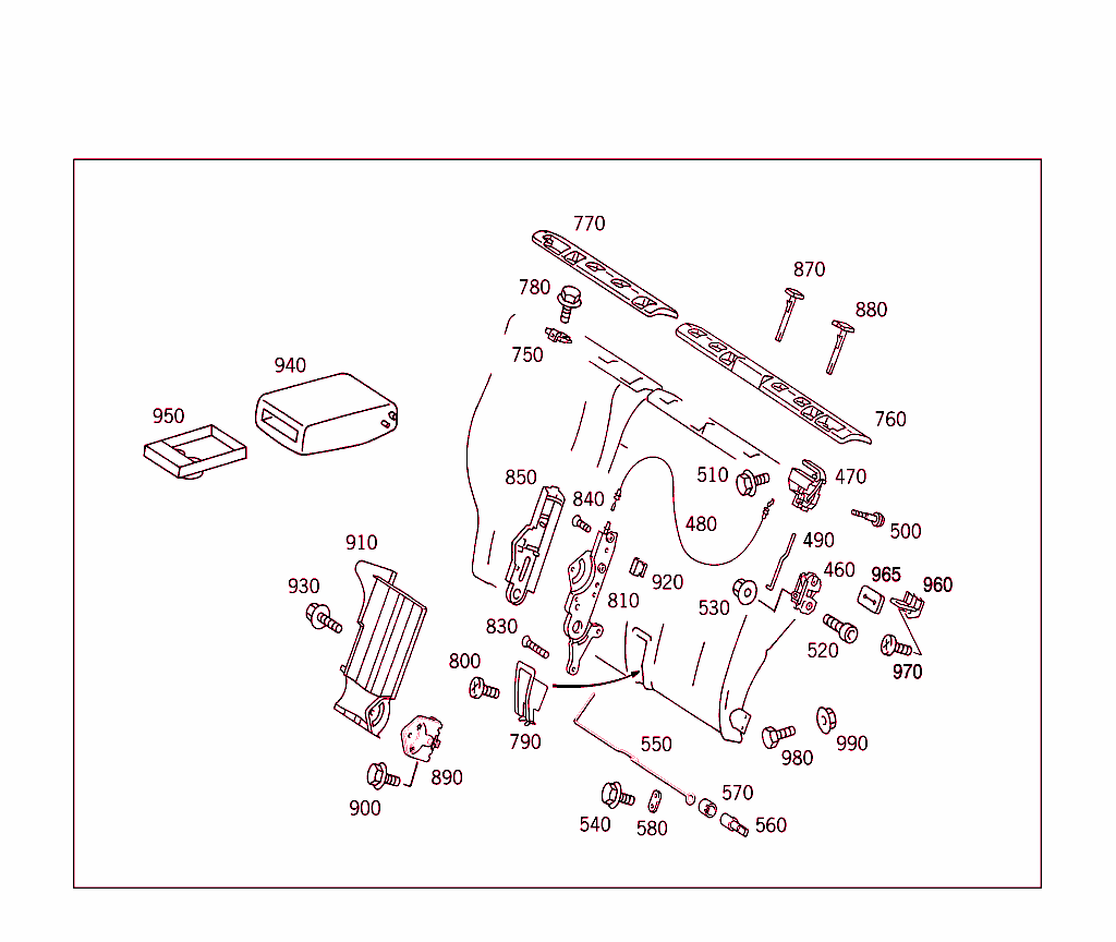 Rear Seat Cushion,Rear Backrest