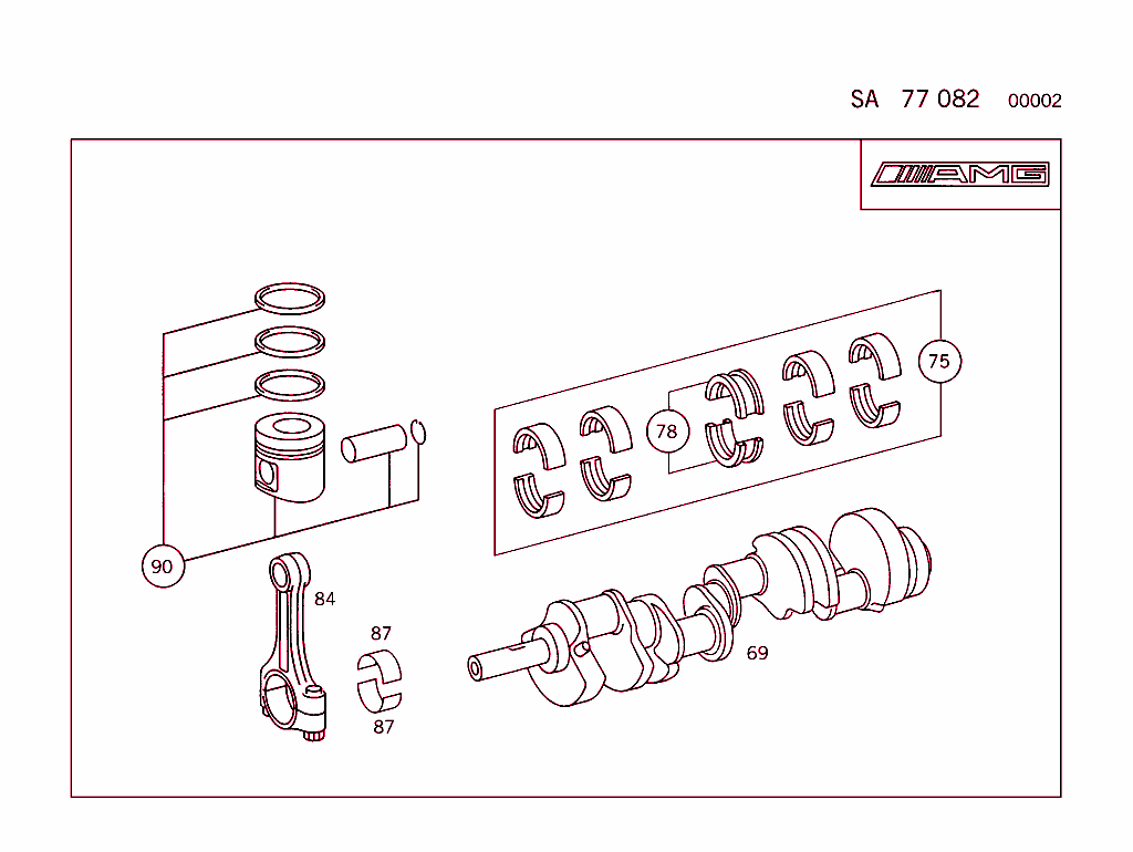 Amg Engine Parts M119