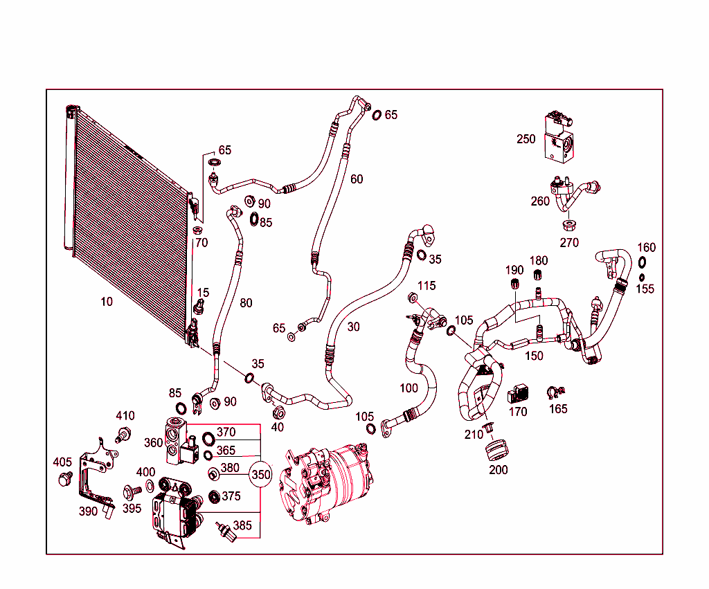 Refrigerant Line Arrangement