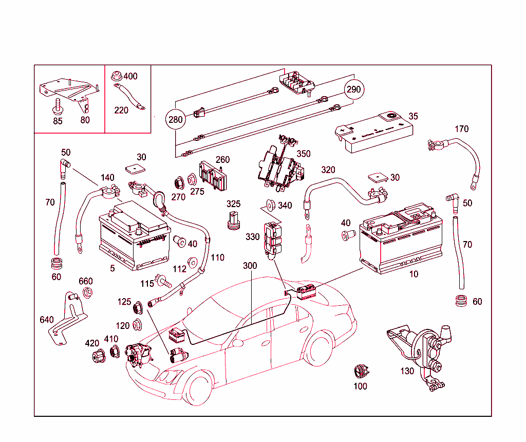 Battery,Starter/Alternator Cable