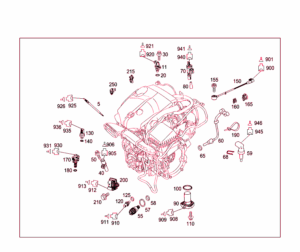 Attachment Parts,Heater Plugs,And Speed Sender Unit