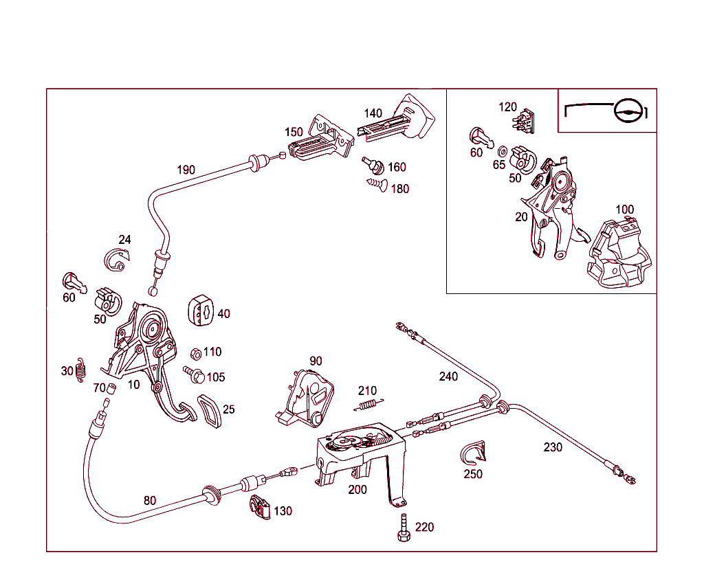 Foot Operated Parking Brake