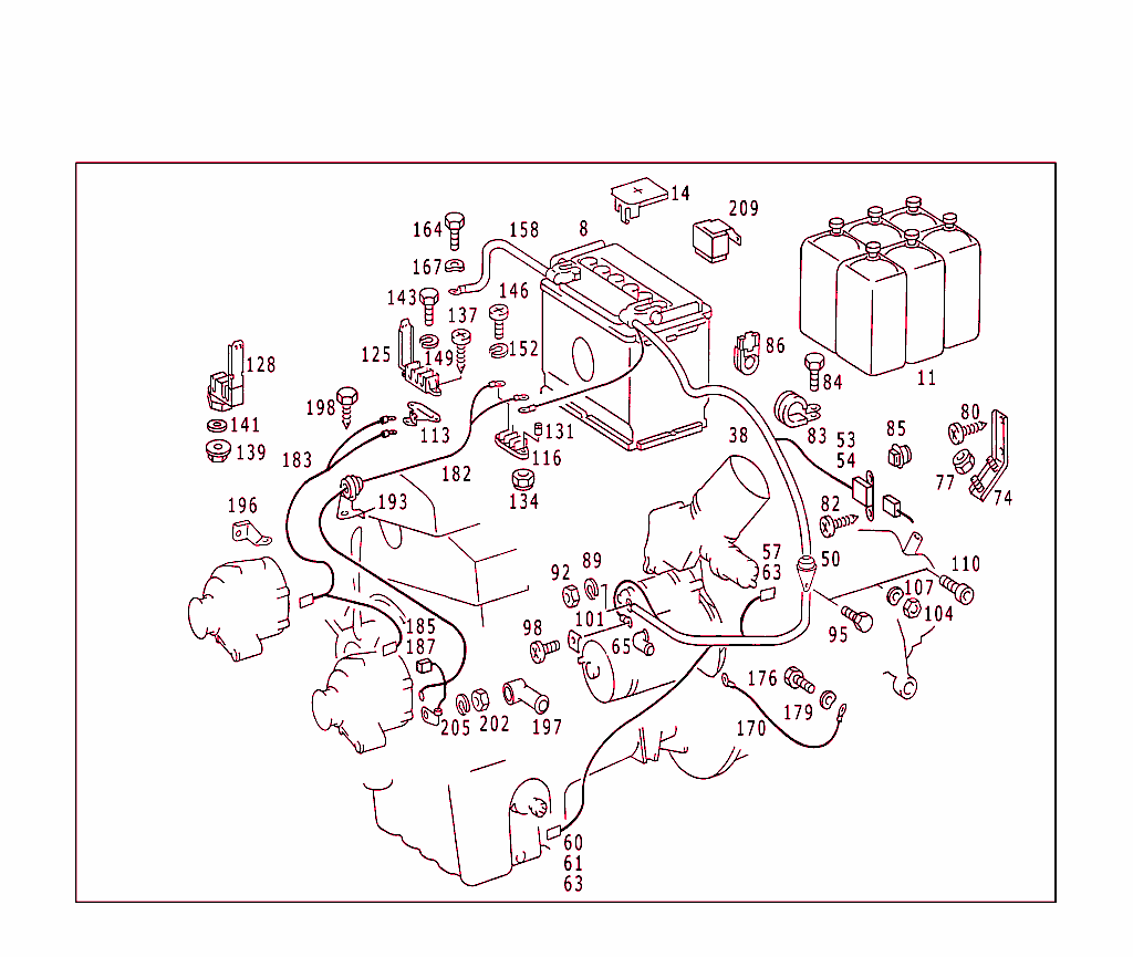 Battery,Starter/Alternator Cable