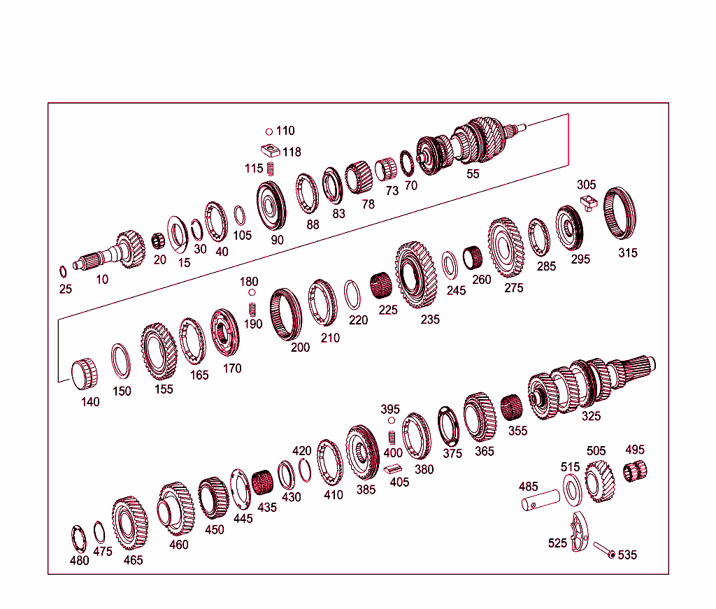 Transmission Shafts And Gears