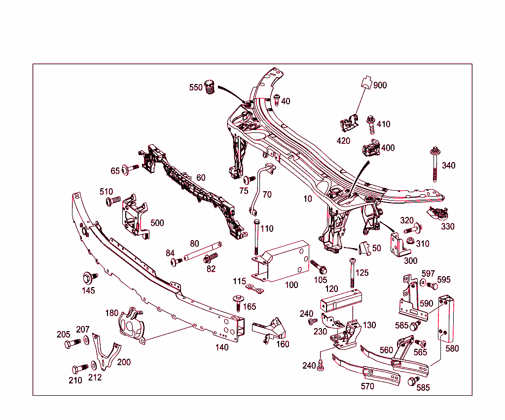 Front Stiffening And Radiator Support