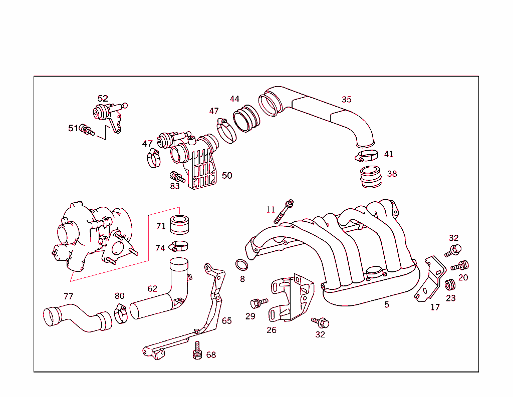 Turbo-Engine Intake Manifold