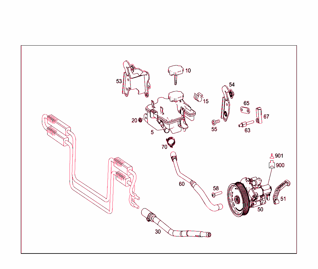 Tandem Pump And Power Steering Pump
