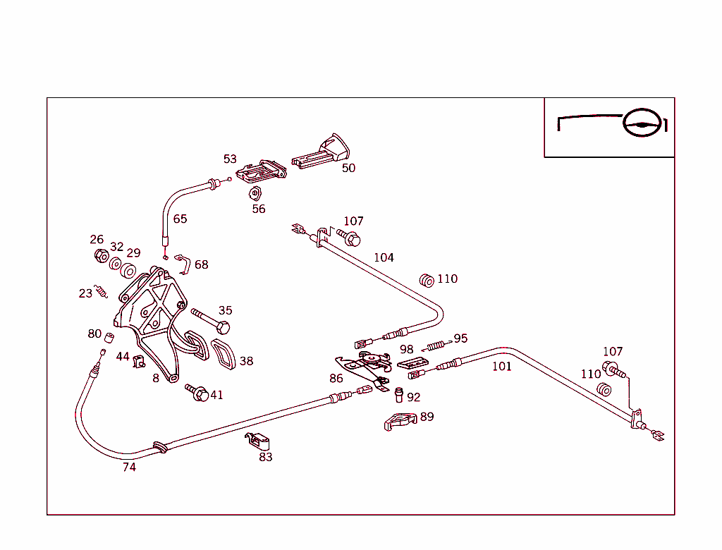 Foot Operated Parking Brake