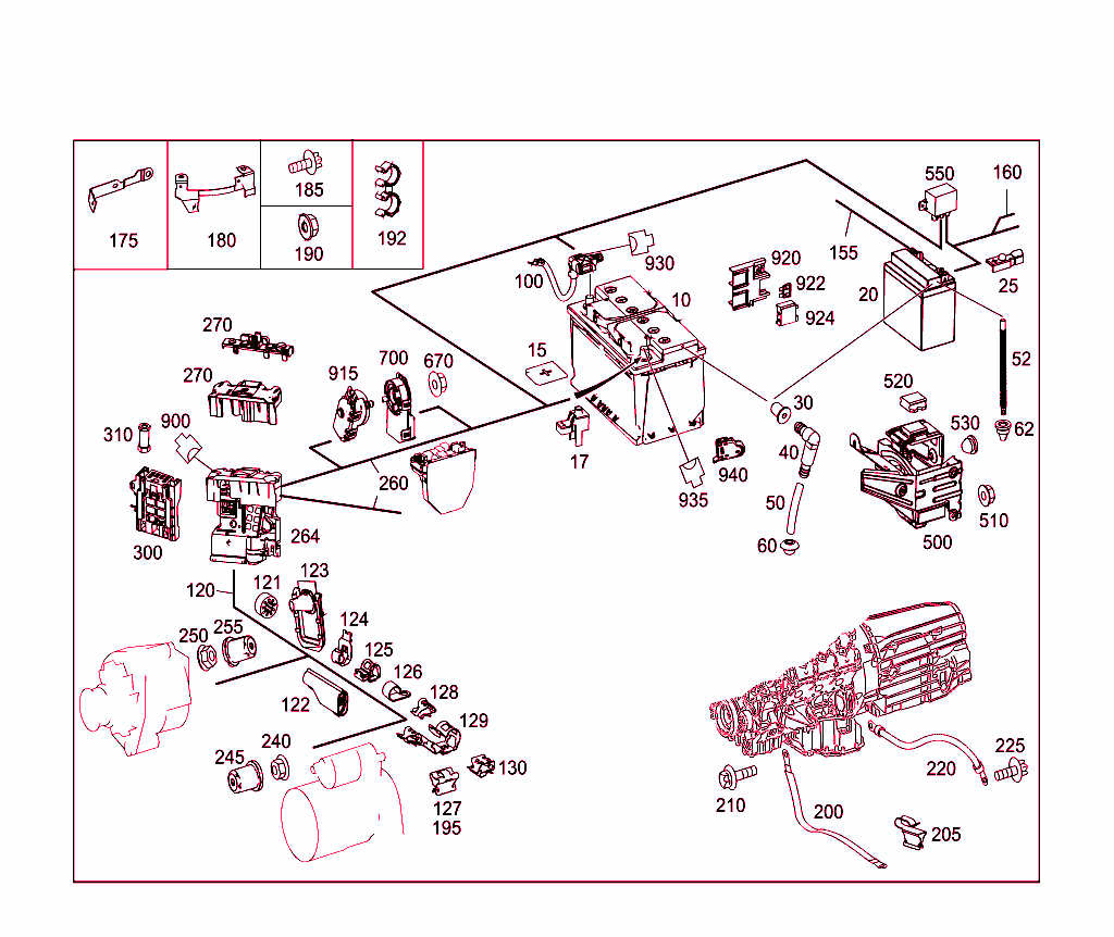 Battery,Starter/Alternator Cable