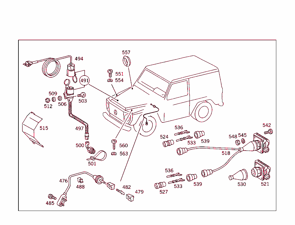 Cable Harnesses,Pressure Switches,And Mounting Parts