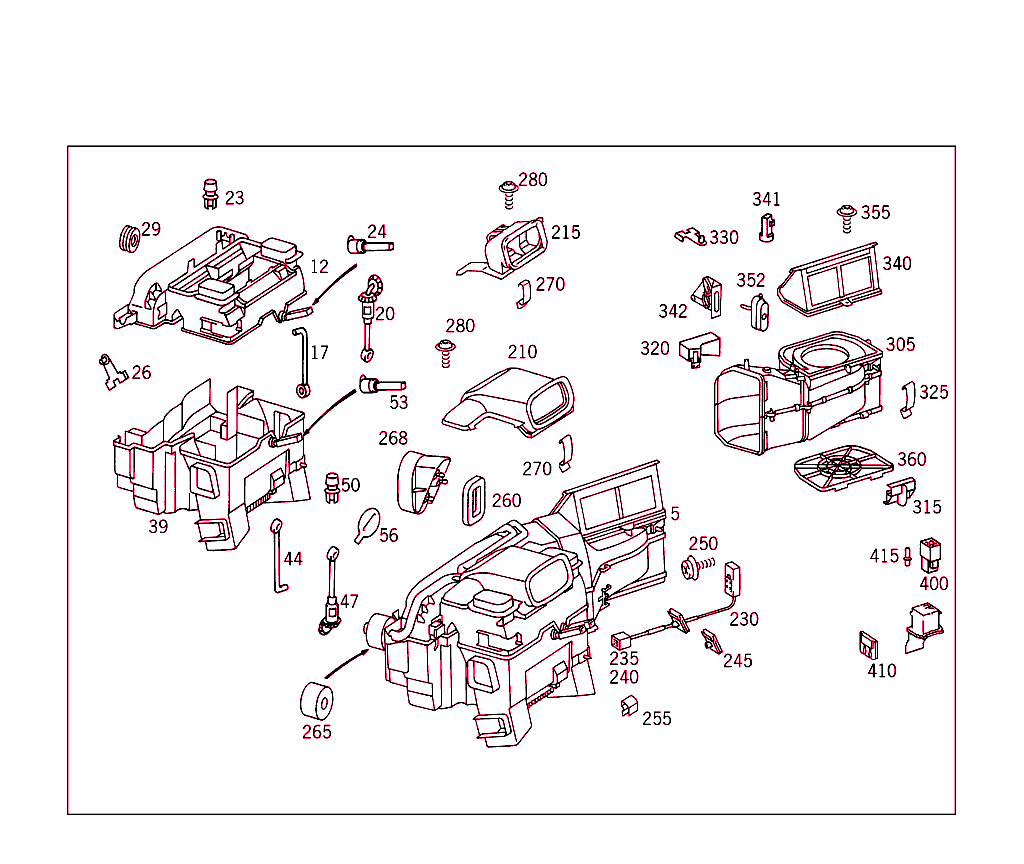 Heater Case With Blower
