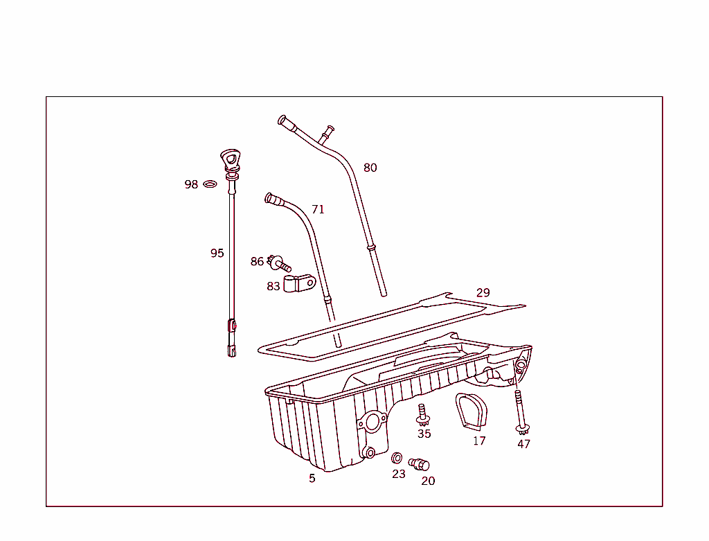 Oil Pan & Oil Level Display