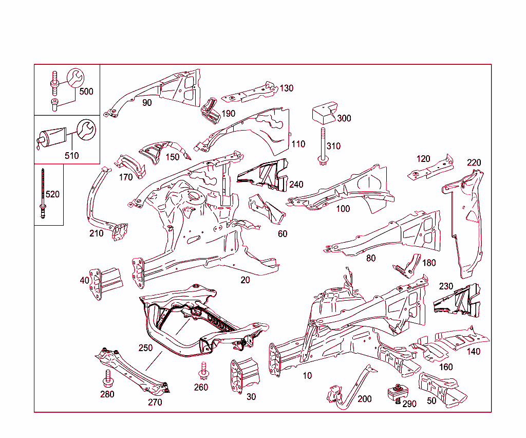 Wheelhouse,Front Subframe