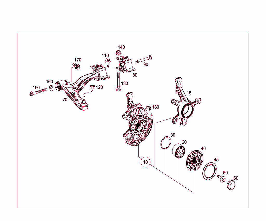 Steering Knuckle And Control Arm