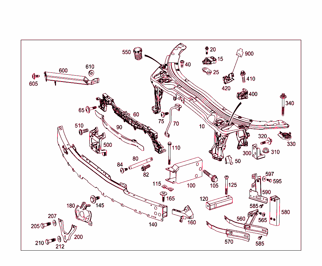 Front Stiffening And Radiator Support