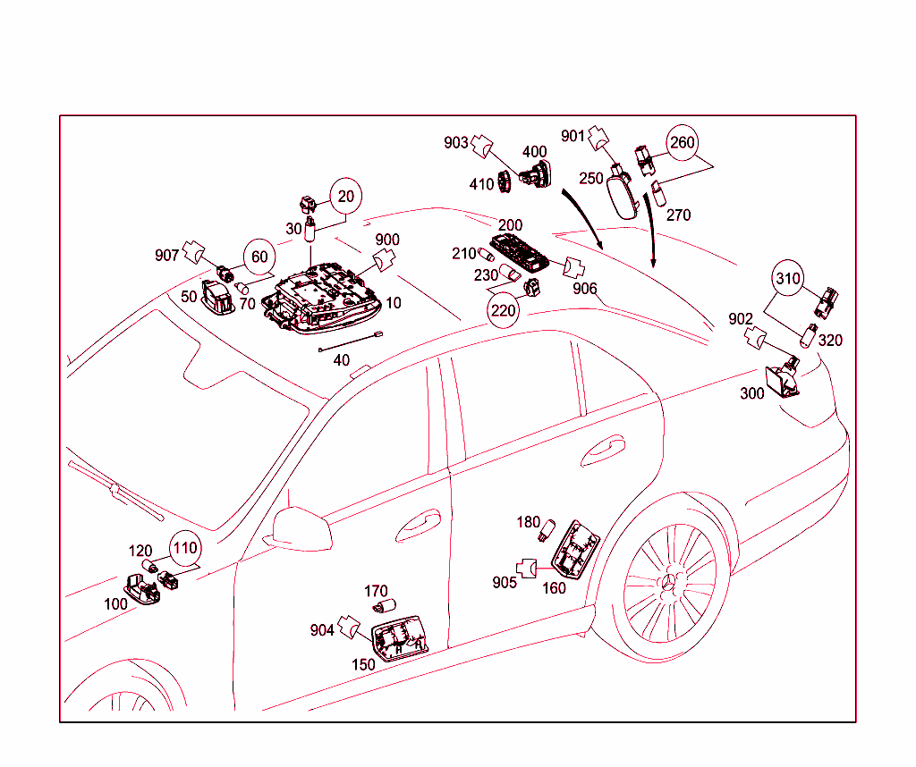 Interior Lamps,Plug Socket In Loading Compartment