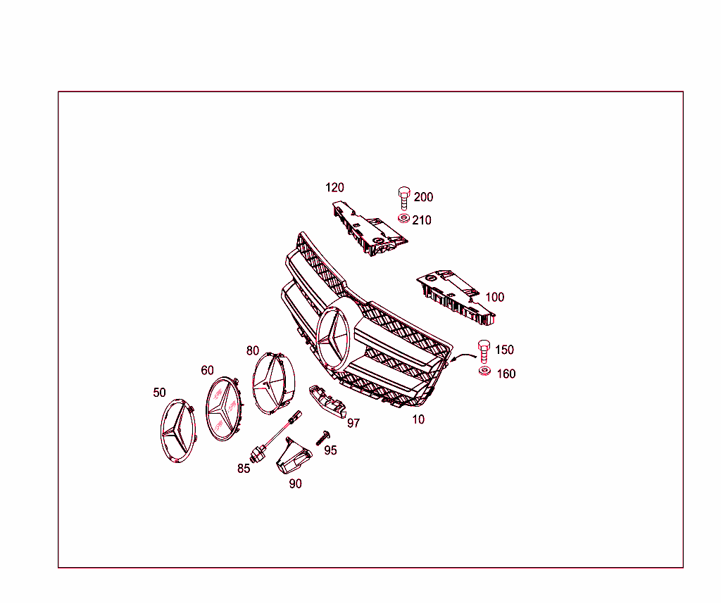 Radiator Grille Shell