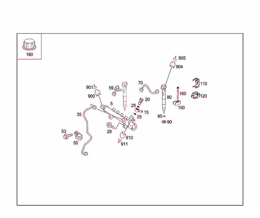 Nozzle Holder,Lines & Attachment Parts
