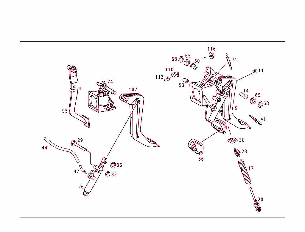 Pedal Assembly With Bearing