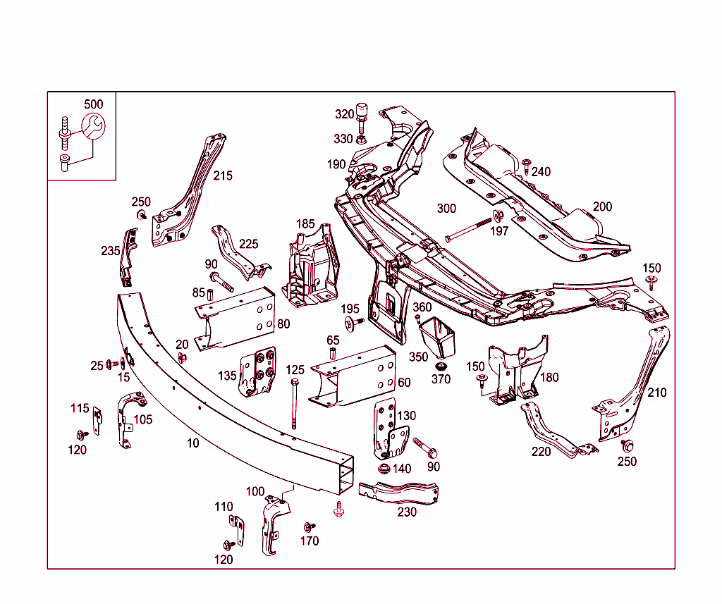 Front Stiffening And Radiator Support