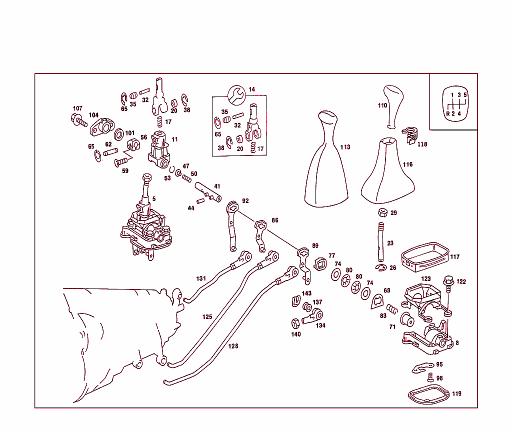 Floor Shift Used With Manual Fivespeed Transmission