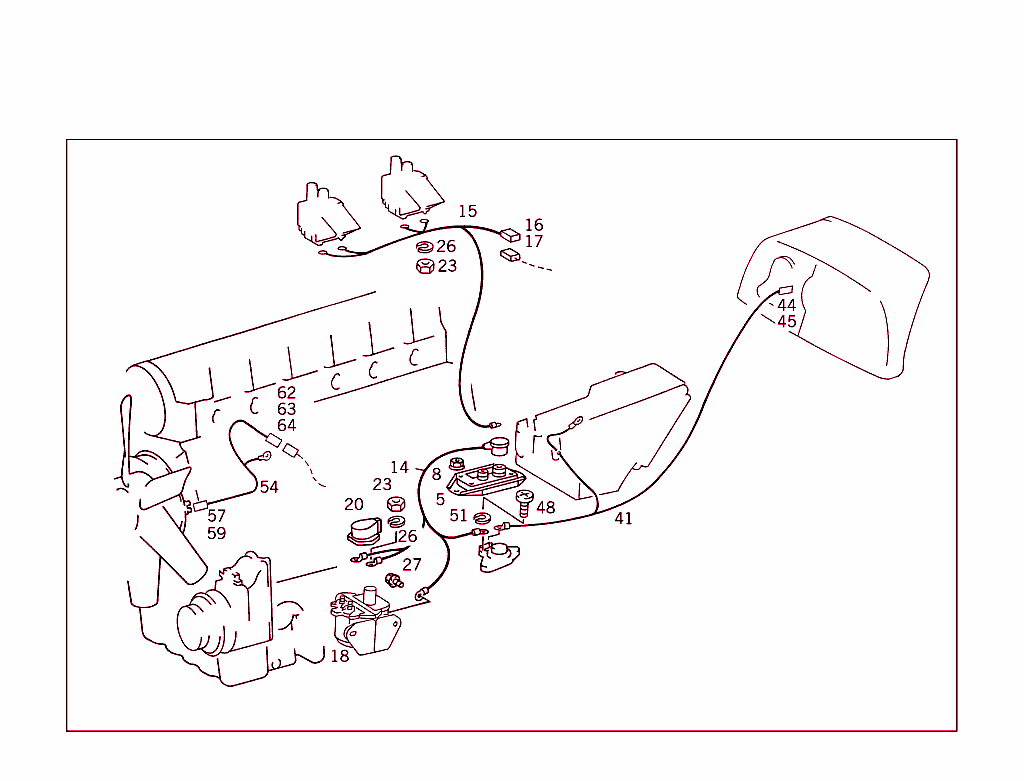 Ignition System And Cable Harness For Tachometer And Fan