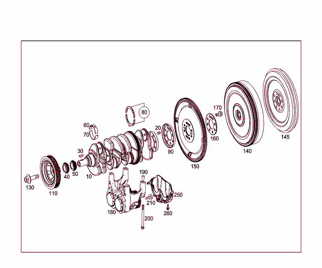 Crankshaft And Flywheel