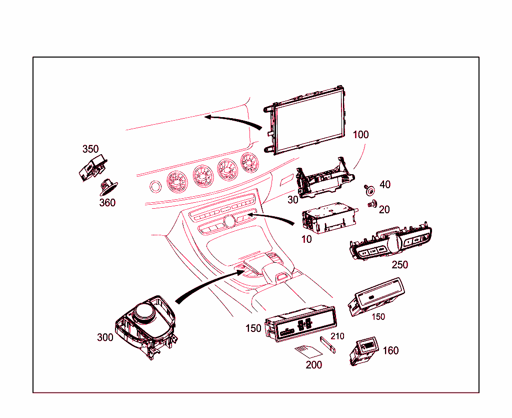 Radio, Operating And Display Unit